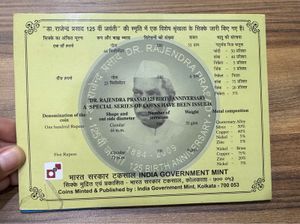 Dr. Rajendra Prasad 125th Birth Anniversary Coin