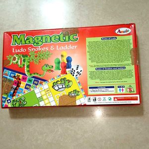 Magnetic Ludo + Snakes And Ladders Game