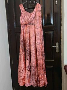 Elegant Pink Ethnic Gown