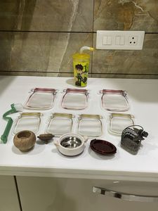 Reusable Food Pouches & Containers Set