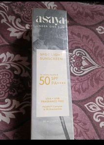 Asaya Spot Light Sunscreen SPF 50