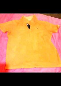 Orange Men's Polo Shirt