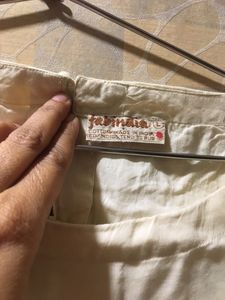 Fabindia Soft Cotton Short Dress Embroidered