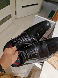 Men's Black Patent Leather Dress Shoes