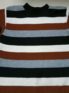 Striped Knit Sweater