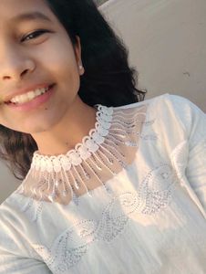 Elegant White Embellished Top