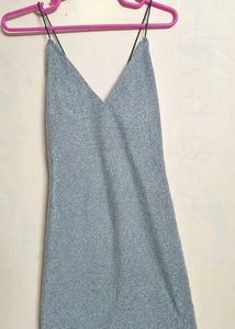 H&M Sparkly Spaghetti Strap Dress