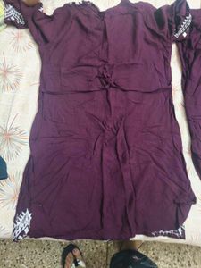 Stylish Wine Dhoti Cord set in xl size