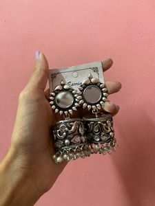 Beautiful Oxidised Big Earrings