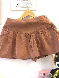 ZARA Brown Mini Skirt