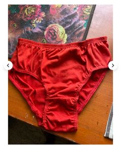 Vibrant Red Briefs