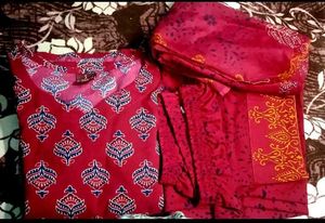 Kurt pant and dupatta set