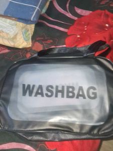 Black Washbag Travel Organizer