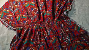 Boho Print Kaftan Tunic