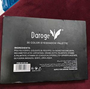 Daroge 35-Color Eyeshadow Palette ("Blending Game"