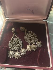 oxidised Earrings&amp; pendant combo
