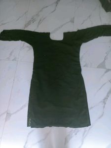 Elegant Olive Green Embroidered Kurta Set