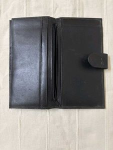 Black Leather Bifold Wallet
