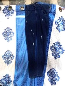 Sparkly Gold Mock Neck Top with jeans