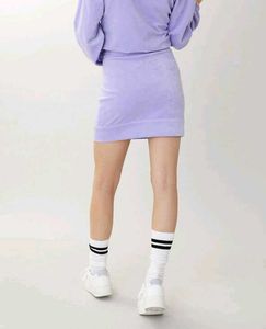 Mini Skirt Soft Small Furry Fabric Size 28