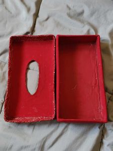kantha work tissue box