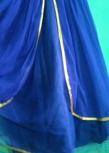 Blue Colour Beautiful Gawn