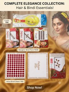Complete Elegance Bindi & Hair Essentials