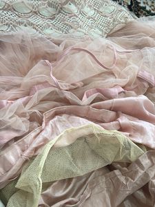 Elegant Pink Tulle Gown