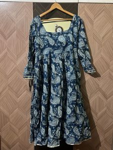 Paisley Print Kurta Dress