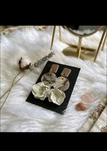 🤎🖤Unique Floral Dangle Earrings