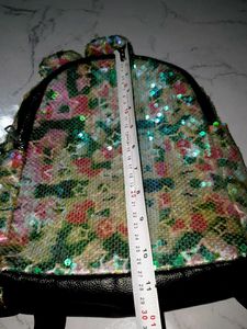 Sparkling Sequin Floral Backpack