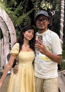 Gingham Yellow Maxi Dress