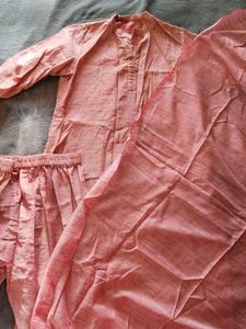 Elegant Pink Kurta Set with Dupatta