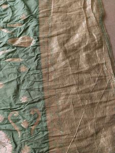 Elegant Green Silk duppta