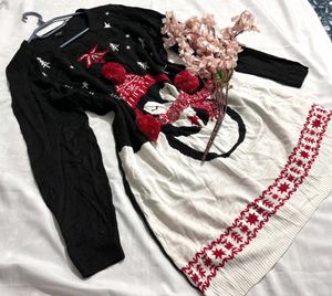 🎁Pinterest Penguin Christmas Sweater S