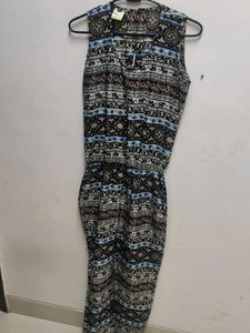 TREND IF BRAND SMALL SIZE JUMPSUIT With Pink Kurti Combo Pack