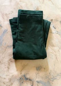 Green Casual Leggings