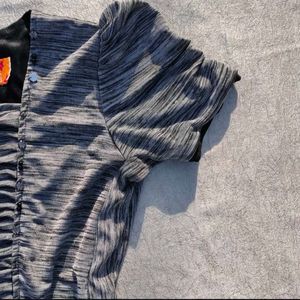 Y2K Grey Ruffle Dress- Cute And Chic