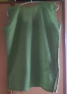 Elegant Printed Sleeveless Kurta Top