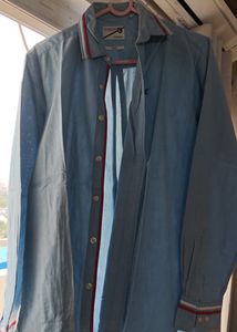 PEPE Men's Blue Casual Shirt