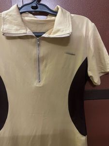 Women's Color Block Polo Dress