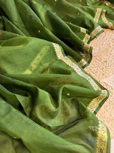 100% Pure Silk Chanderi Banarasi