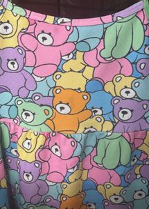 Cute Teddy Bear Print Dress