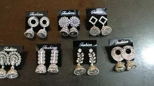 Assorted Jhumka Earrings Set ( NEW)