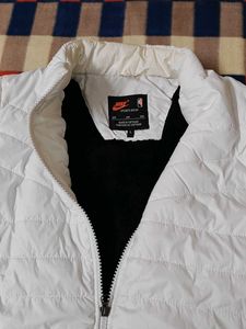 Stylish White Puffer Jacket