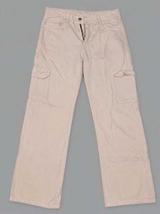 Beige Cargo Pants