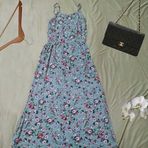 Floral Printed Mexi Dress
