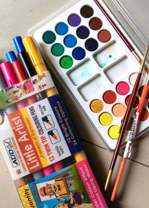 Little Artist Coloring Pens &amp; Watercolors