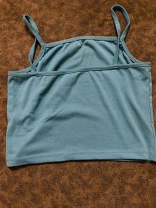 Teal Spaghetti Strap Tank Top