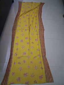 Yellow Printed Kurta Set